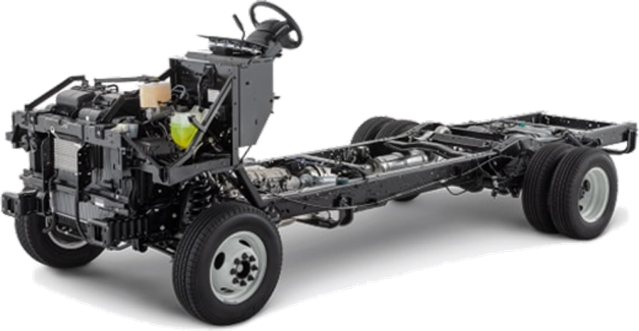 Ford E-Series stripped chassis